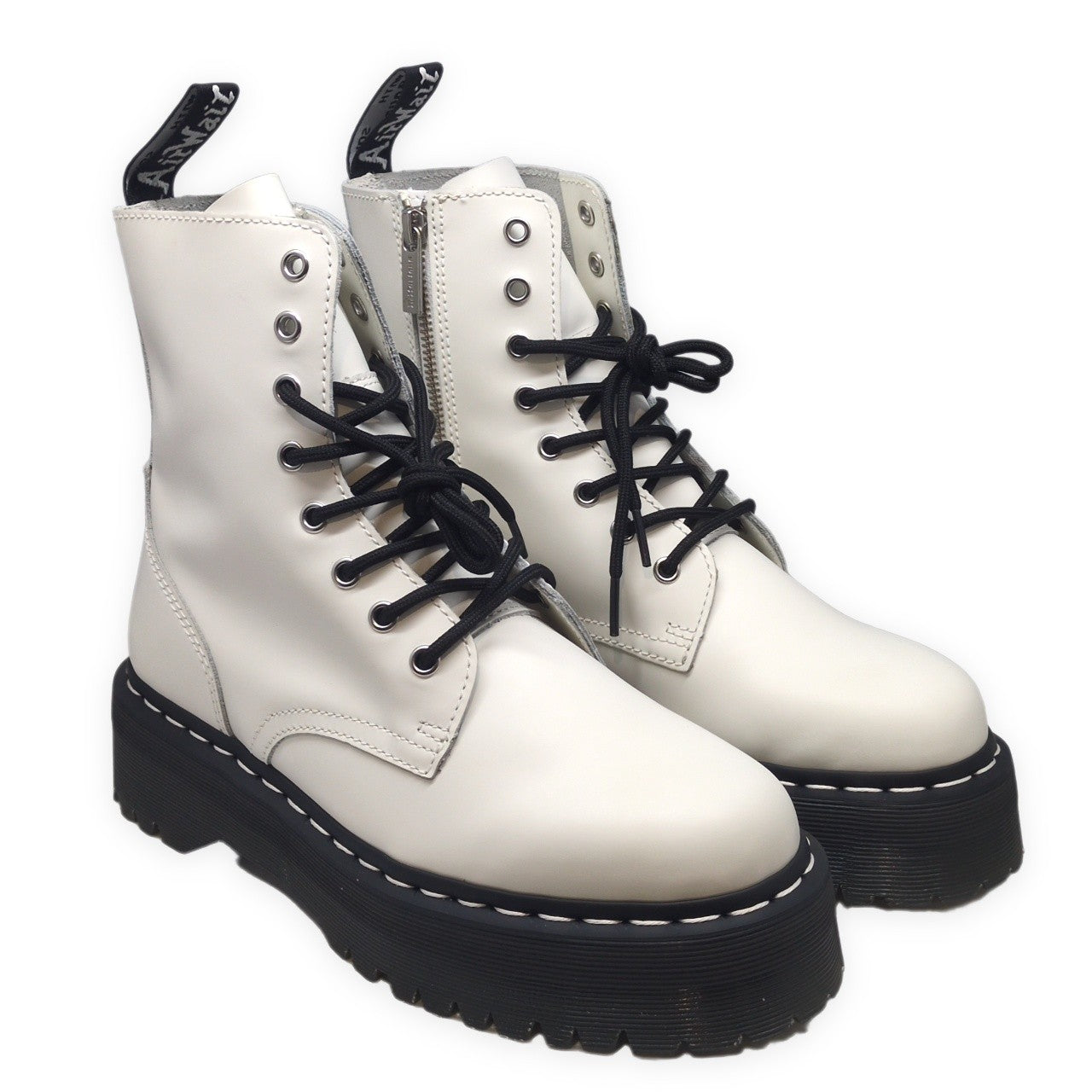 Dr.Martens JADON WS White Stitch Platform Boots Size UK7
