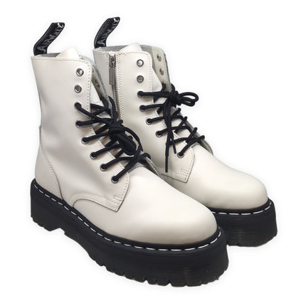 Dr.Martens JADON WS White Stitch Platform Boots Size UK7