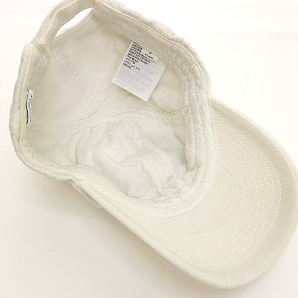BALENCIAGA Sporty B Distressed Logo Cap White Size S