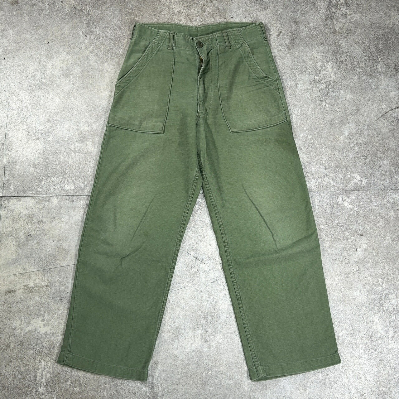 U.S.ARMY Late 60s Vintage Baker Pants Green Size W31