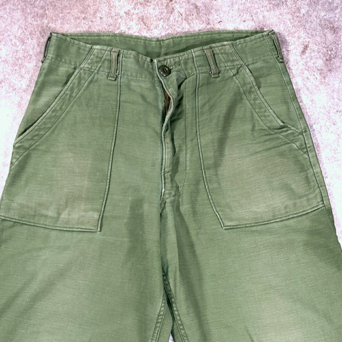 U.S.ARMY Late 60s Vintage Baker Pants Green Size W31