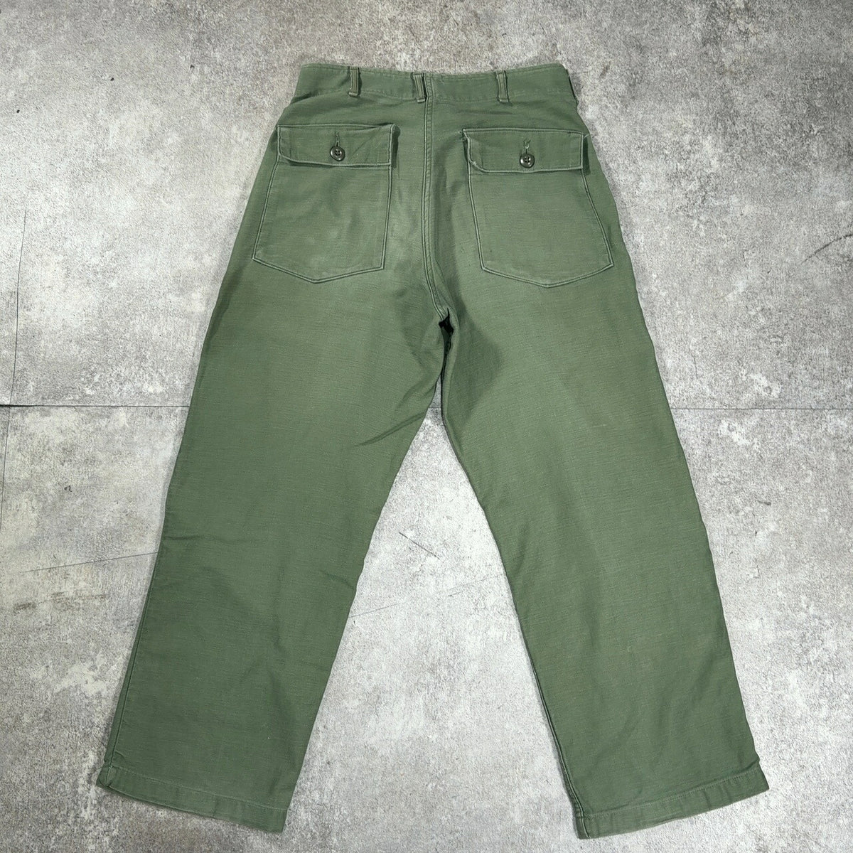 U.S.ARMY Late 60s Vintage Baker Pants Green Size W31