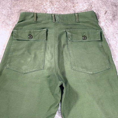 U.S.ARMY Late 60s Vintage Baker Pants Green Size W31