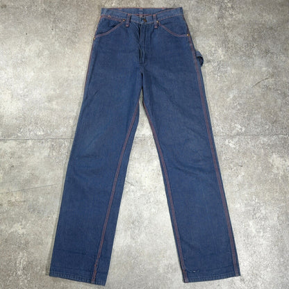 WRANGLER 70s Vintage Scovill Denim Pants Blue Size W27