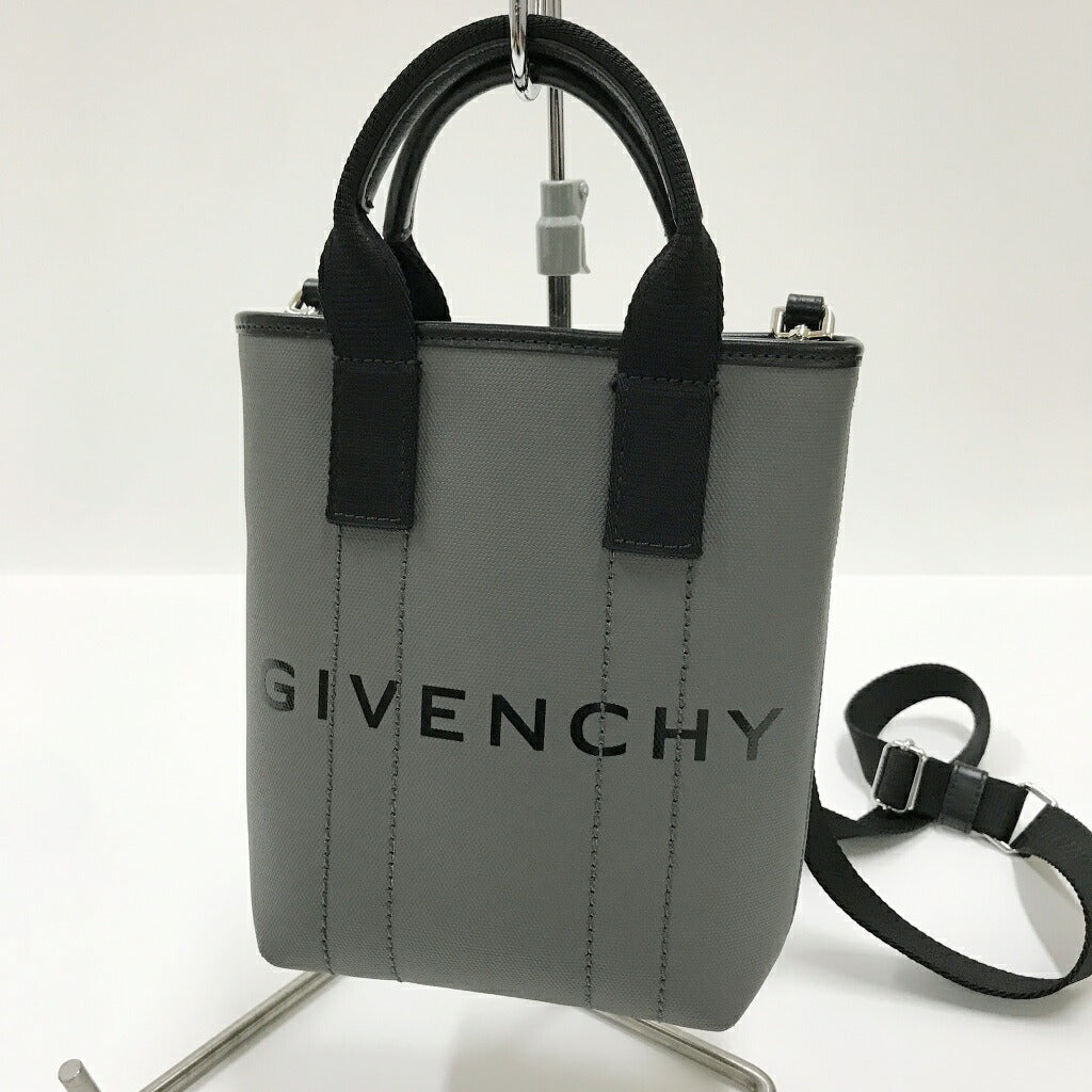 GIVENCHY G-ESSENTIALS Gray/Black Tote Bag Size ONE SIZE