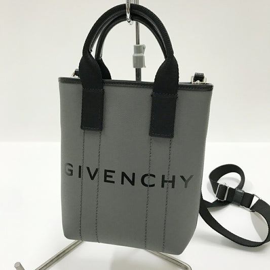 GIVENCHY G-ESSENTIALS Gray/Black Tote Bag Size ONE SIZE
