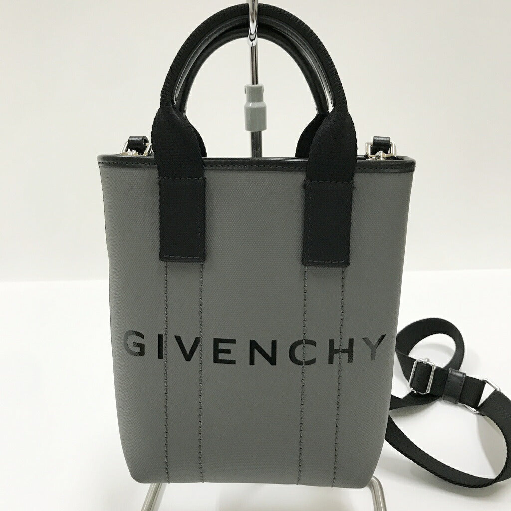 GIVENCHY G-ESSENTIALS Gray/Black Tote Bag Size ONE SIZE