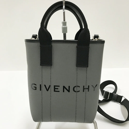 GIVENCHY G-ESSENTIALS Gray/Black Tote Bag Size ONE SIZE