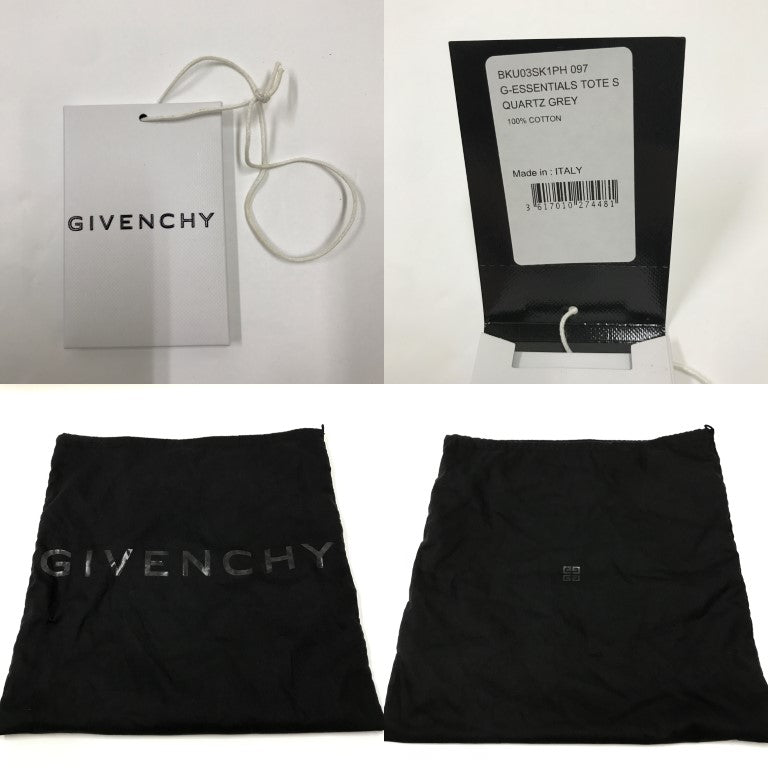 GIVENCHY G-ESSENTIALS Gray/Black Tote Bag Size ONE SIZE