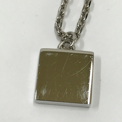 FENDI FF Logo Silver Necklace Size ONE SIZE