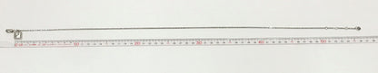 FENDI FF Logo Silver Necklace Size ONE SIZE