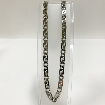 FENDI O'Lock Silver Chain Necklace Size ONE SIZE