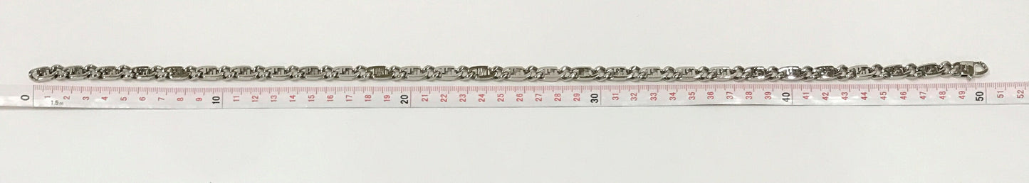 FENDI O'Lock Silver Chain Necklace Size ONE SIZE