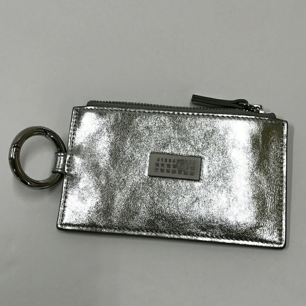 MM6 Maison Margiela Silver Card Holder Card Case Size ONE SIZE