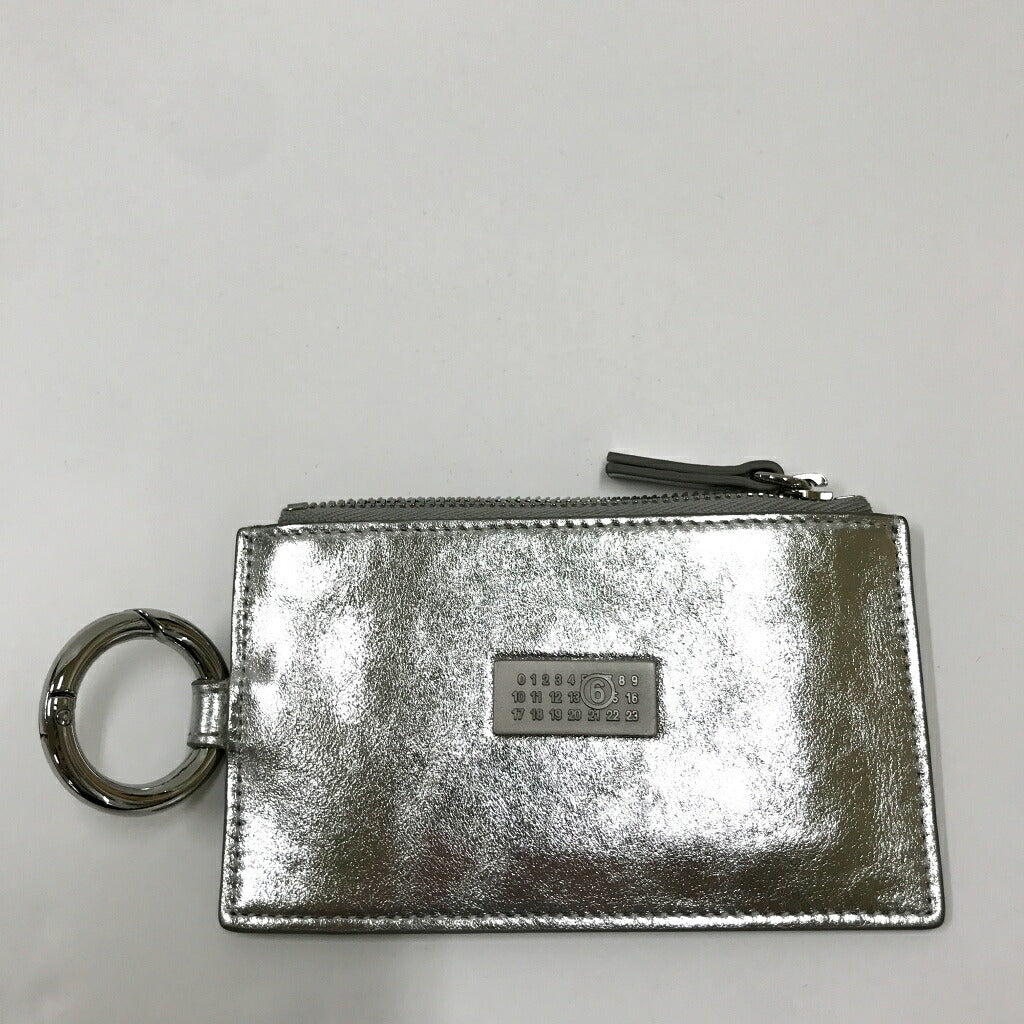 MM6 Maison Margiela Silver Card Holder Card Case Size ONE SIZE