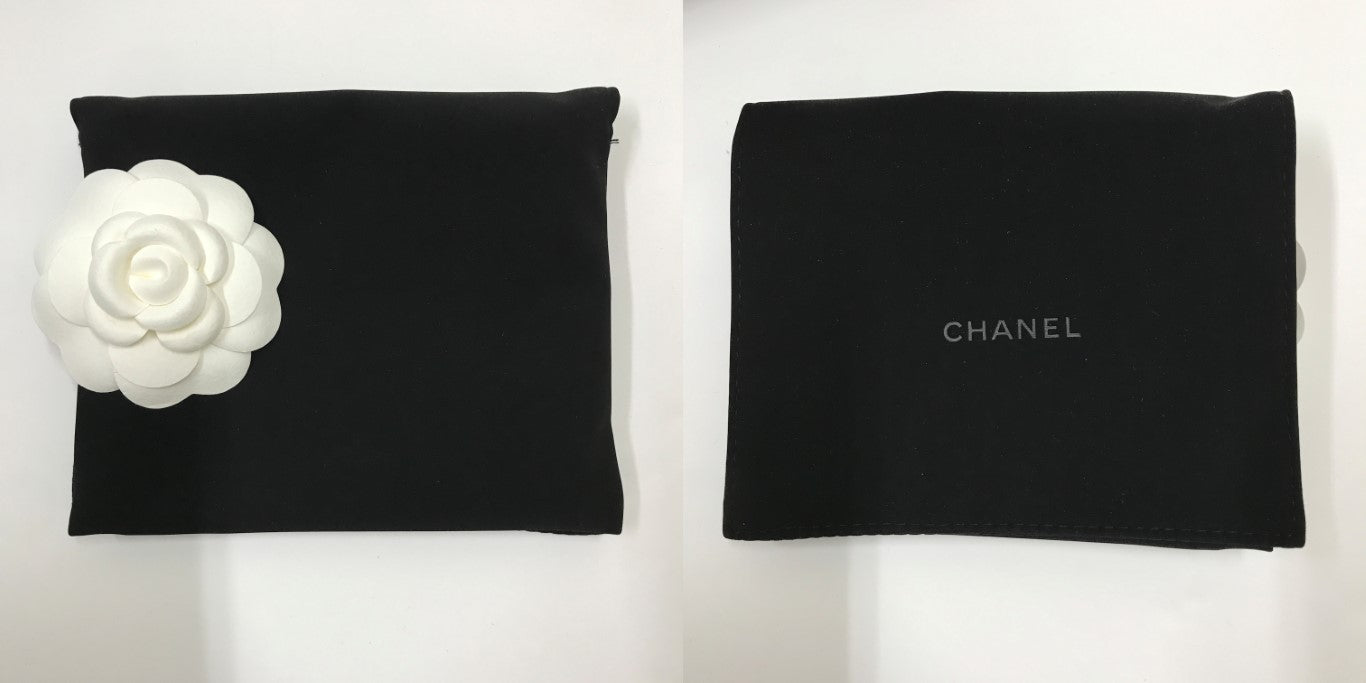 CHANEL Matelassé Mini Wallet Black Size ONE SIZE