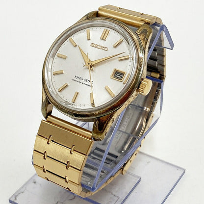 KING SEIKO 4402-8000 25J Hand-wound Gold Watch Size ONE SIZE