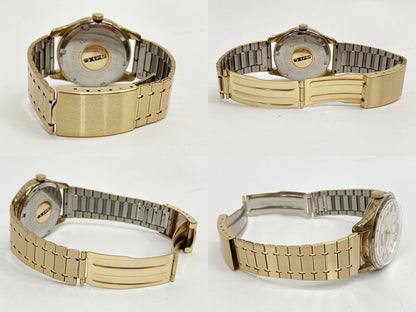 KING SEIKO 4402-8000 25J Hand-wound Gold Watch Size ONE SIZE