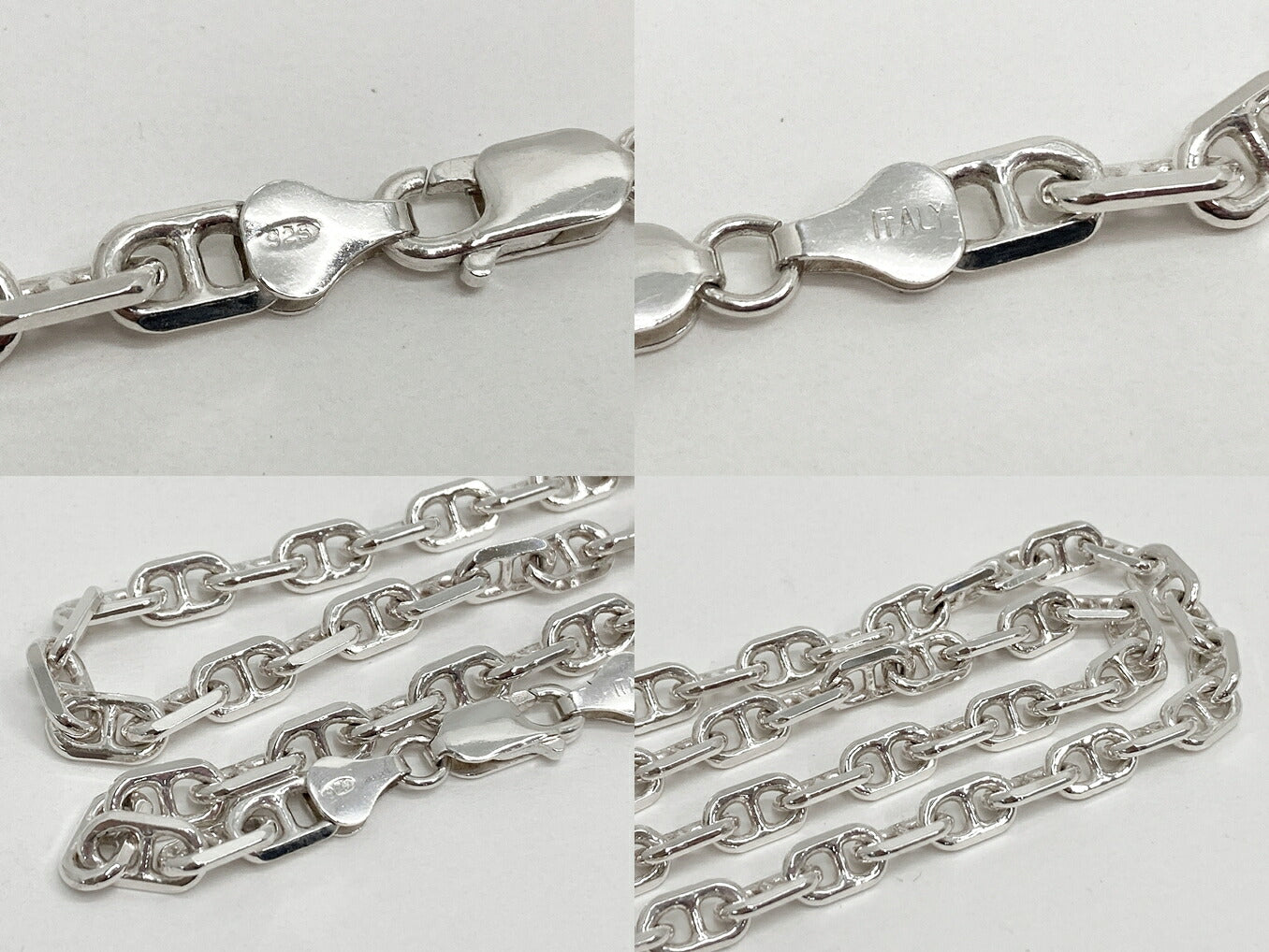 UNKNOWN Italian Silver 925 Chain Necklace Size ONE SIZE