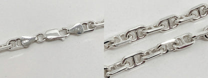 UNKNOWN Italian Silver 925 Chain Necklace Size ONE SIZE