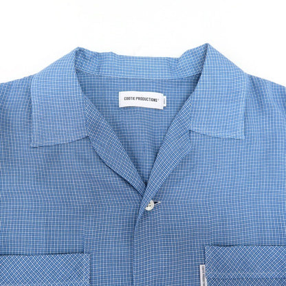 COOTIE PRODUCTIONS Double Gauze Oversized Check Shirt Size S