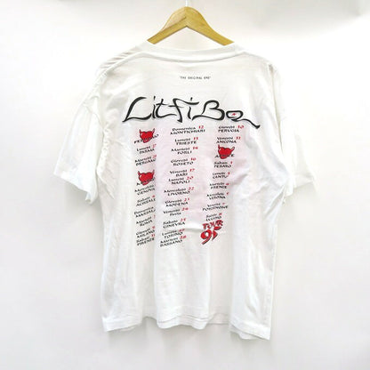Litfiba 1995 Tour Band T-Shirt White Size XXL