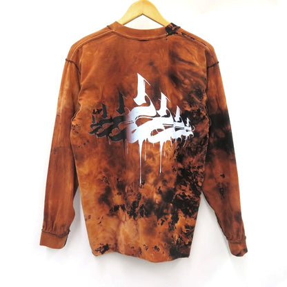VANDAL FAITHLESS ORDER Tie-Dye Long Sleeve T-Shirt Orange Size M