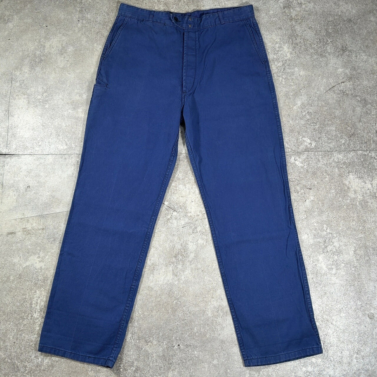Adolphe Lafont 50s 60s French Work Pants Blue Size 50