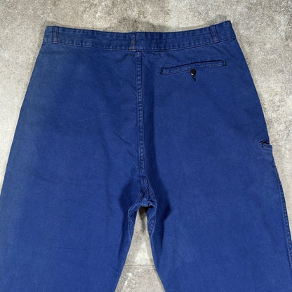 Adolphe Lafont 50s 60s French Work Pants Blue Size 50
