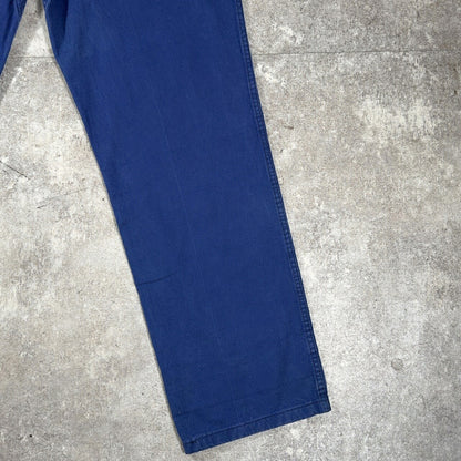 Adolphe Lafont 50s 60s French Work Pants Blue Size 50