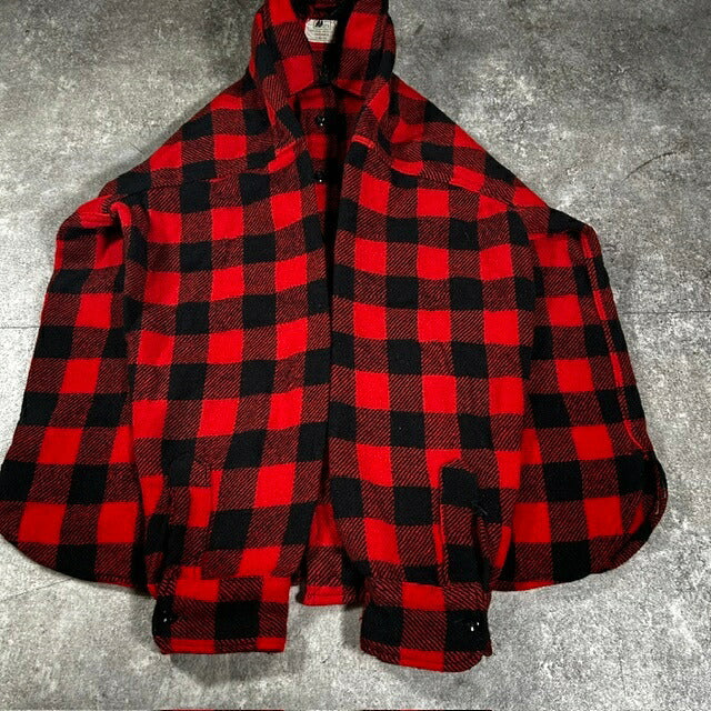 Sears 60s Vintage Buffalo Check Wool Shirt
