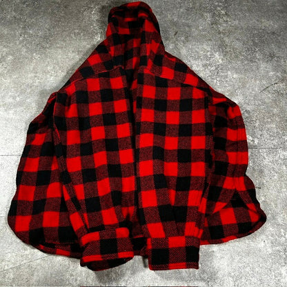 Sears 60s Vintage Buffalo Check Wool Shirt