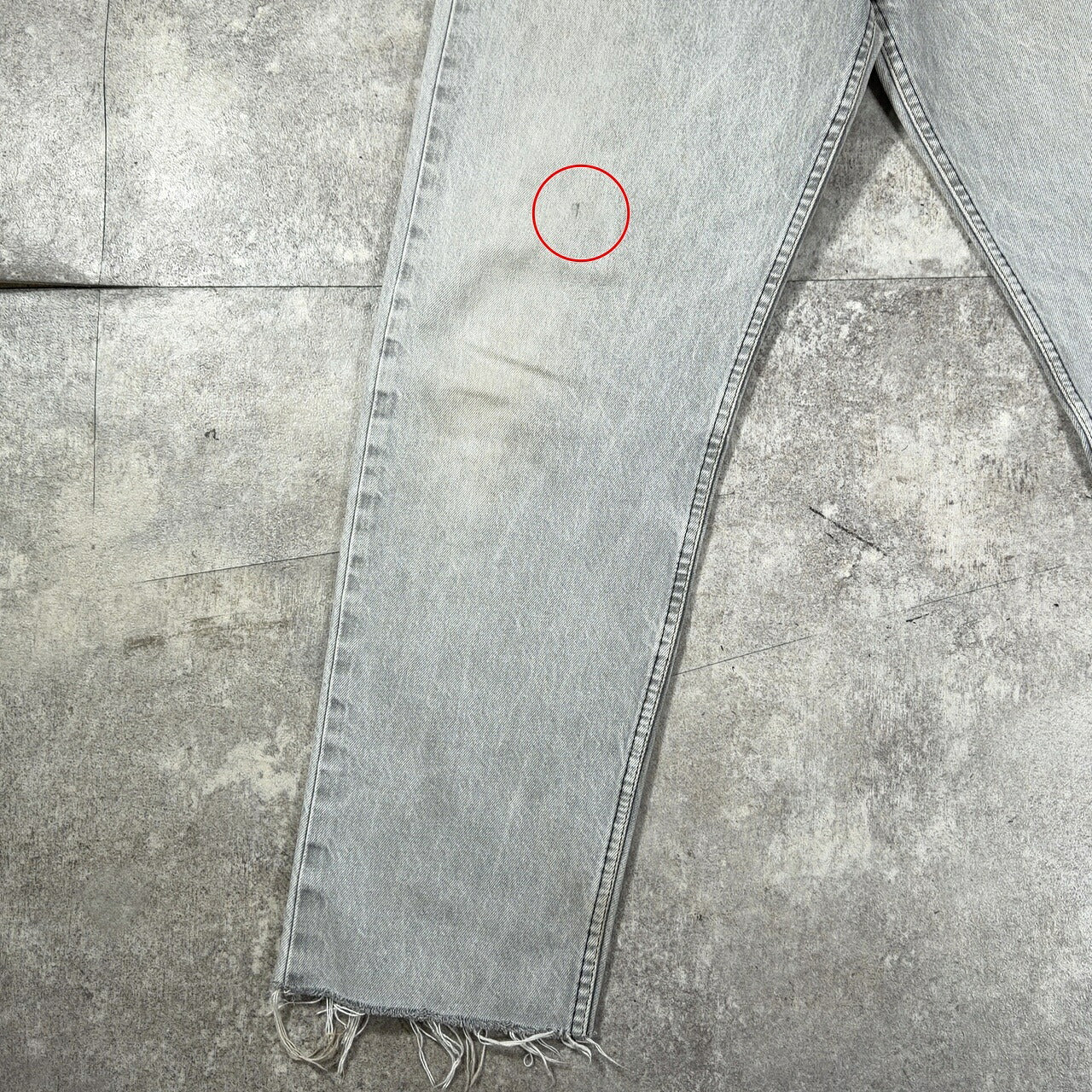 LEVI'S 80s Vintage 508 Pre-dyed UK Made Gray Denim Size W36