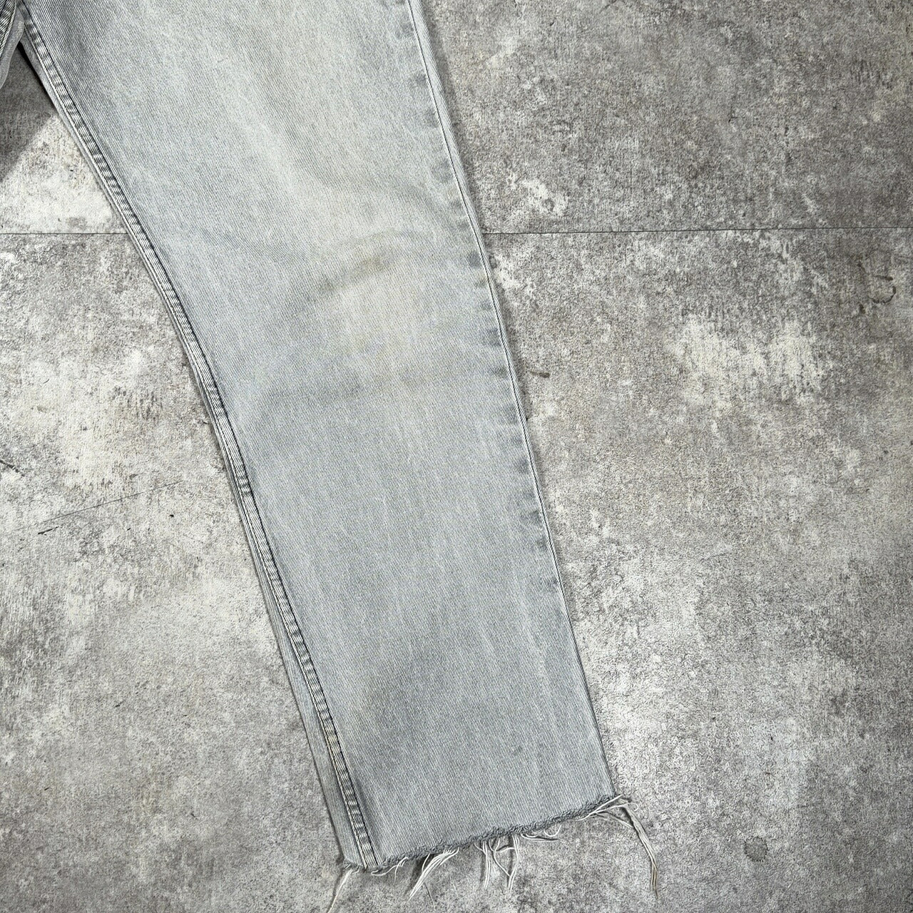 LEVI'S 80s Vintage 508 Pre-dyed UK Made Gray Denim Size W36