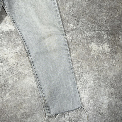 LEVI'S 80s Vintage 508 Pre-dyed UK Made Gray Denim Size W36