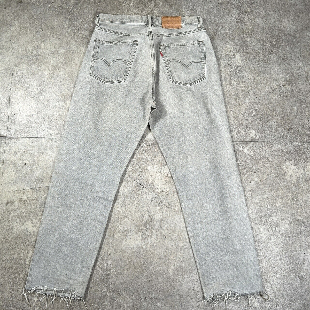 LEVI'S 80s Vintage 508 Pre-dyed UK Made Gray Denim Size W36