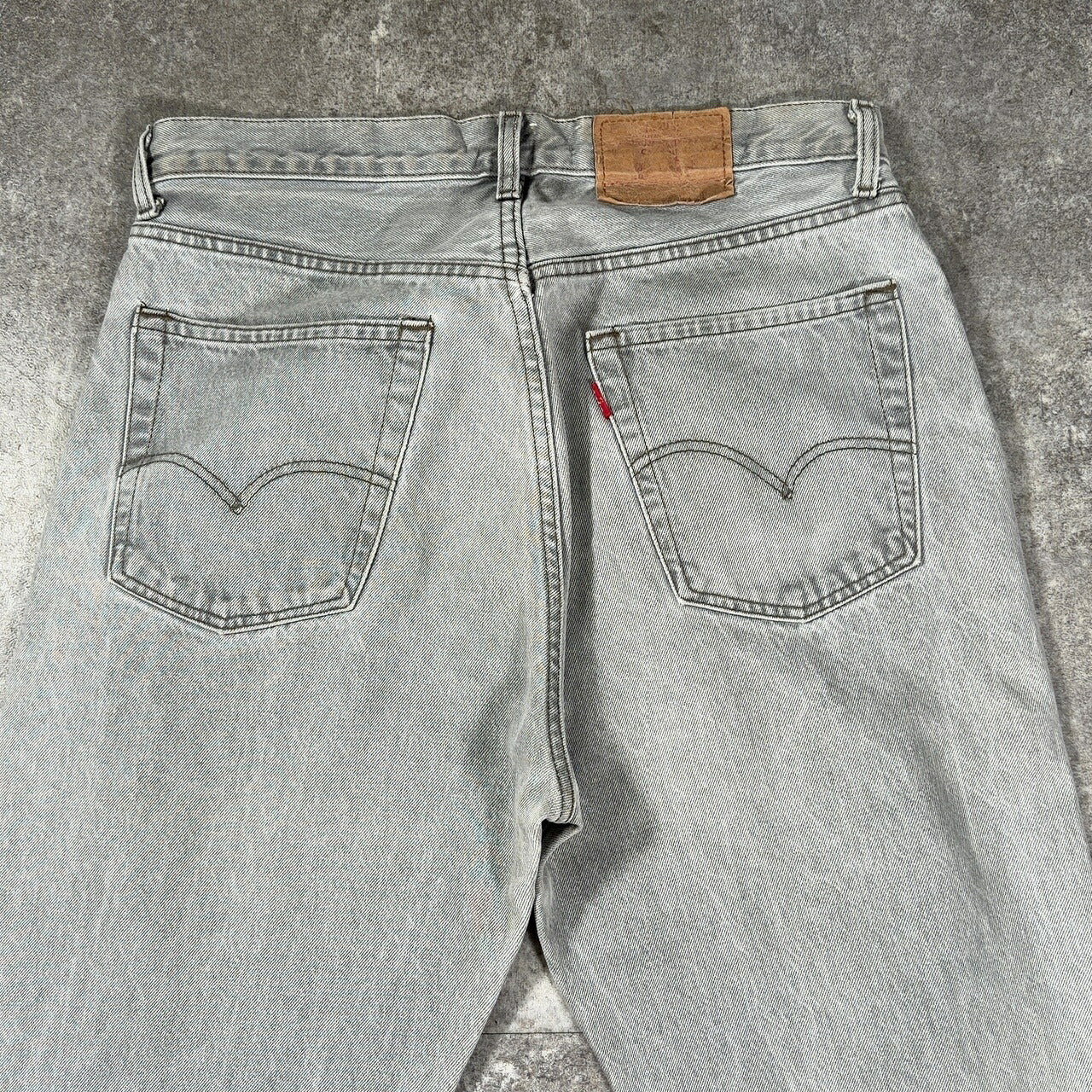 LEVI'S 80s Vintage 508 Pre-dyed UK Made Gray Denim Size W36