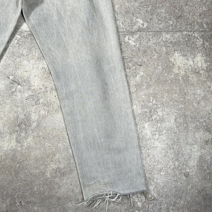 LEVI'S 80s Vintage 508 Pre-dyed UK Made Gray Denim Size W36