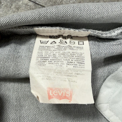 LEVI'S 80s Vintage 508 Pre-dyed UK Made Gray Denim Size W36