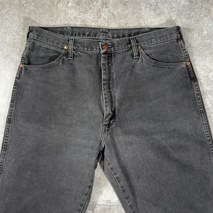 WRANGLER 90s 13MWZWK Black Denim Jeans USA Made Size W36