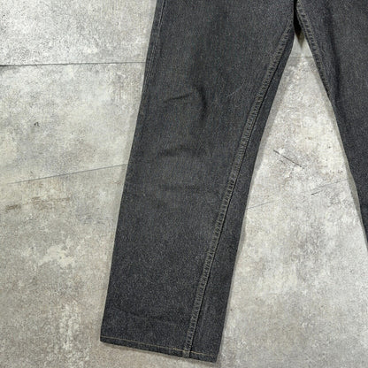 LEVI'S 90s 501 Pre-Dyed Black Denim Jeans USA Made Size W29