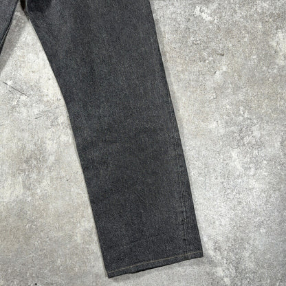 LEVI'S 90s 501 Pre-Dyed Black Denim Jeans USA Made Size W29