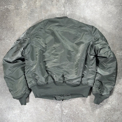 ALPHA B-15D MOD Military Flight Jacket Green Size 40