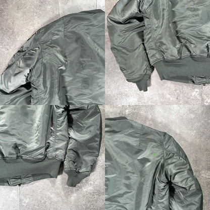ALPHA B-15D MOD Military Flight Jacket Green Size 40