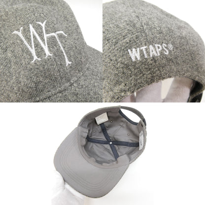 WTAPS 24AW Gray Embroidered Poly Twill Cap Size ONE SIZE