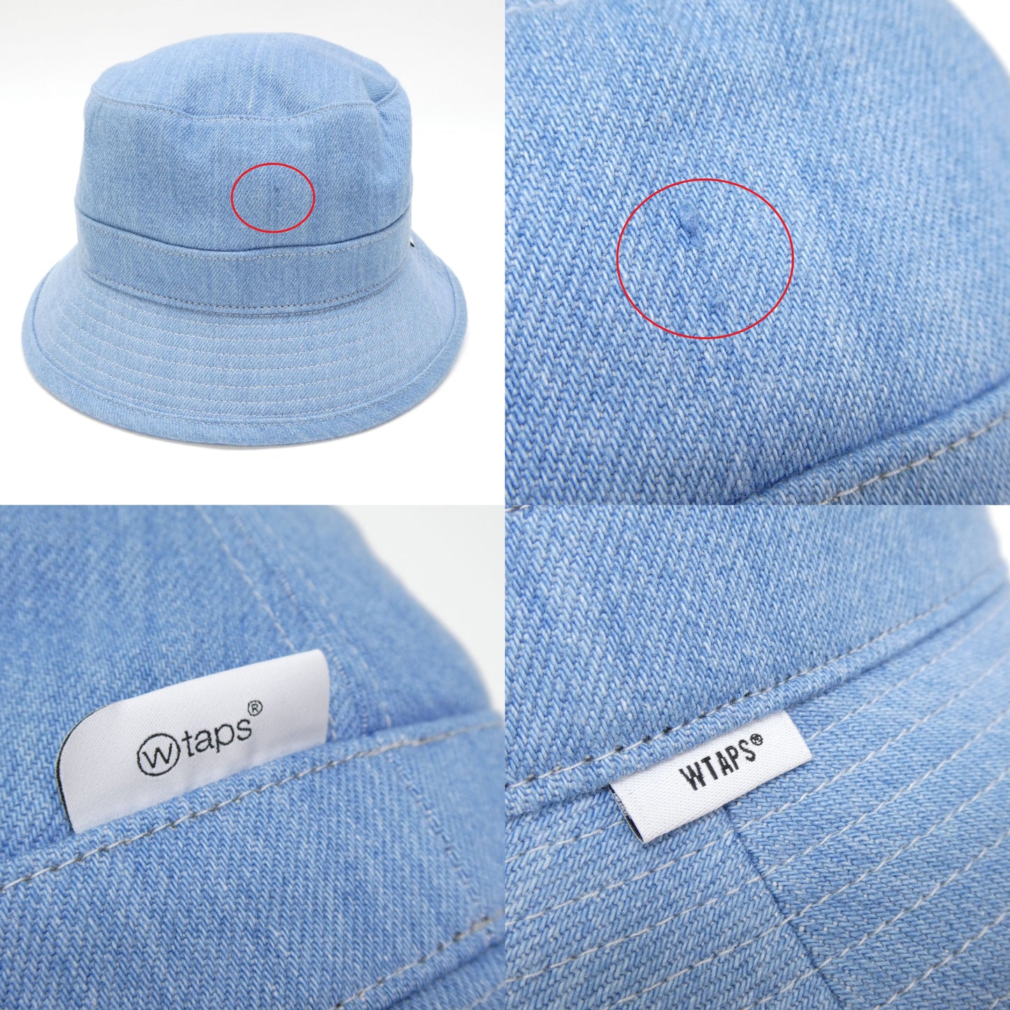 WTAPS 21SS Indigo Blue Bucket Hat Size ONE SIZE