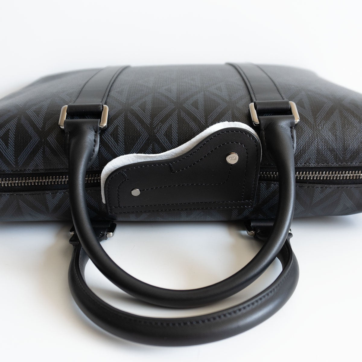 Dior x PVC CD Diamond 2-Way Briefcase Bag