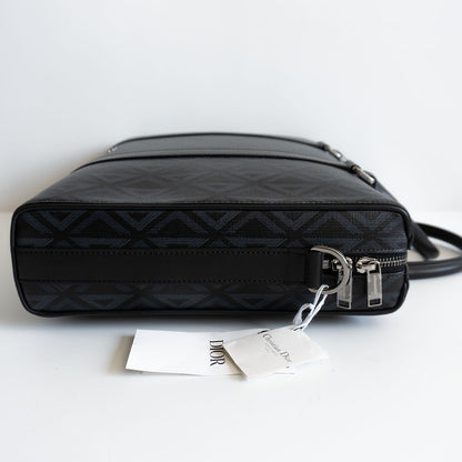 Dior x PVC CD Diamond 2-Way Briefcase Bag