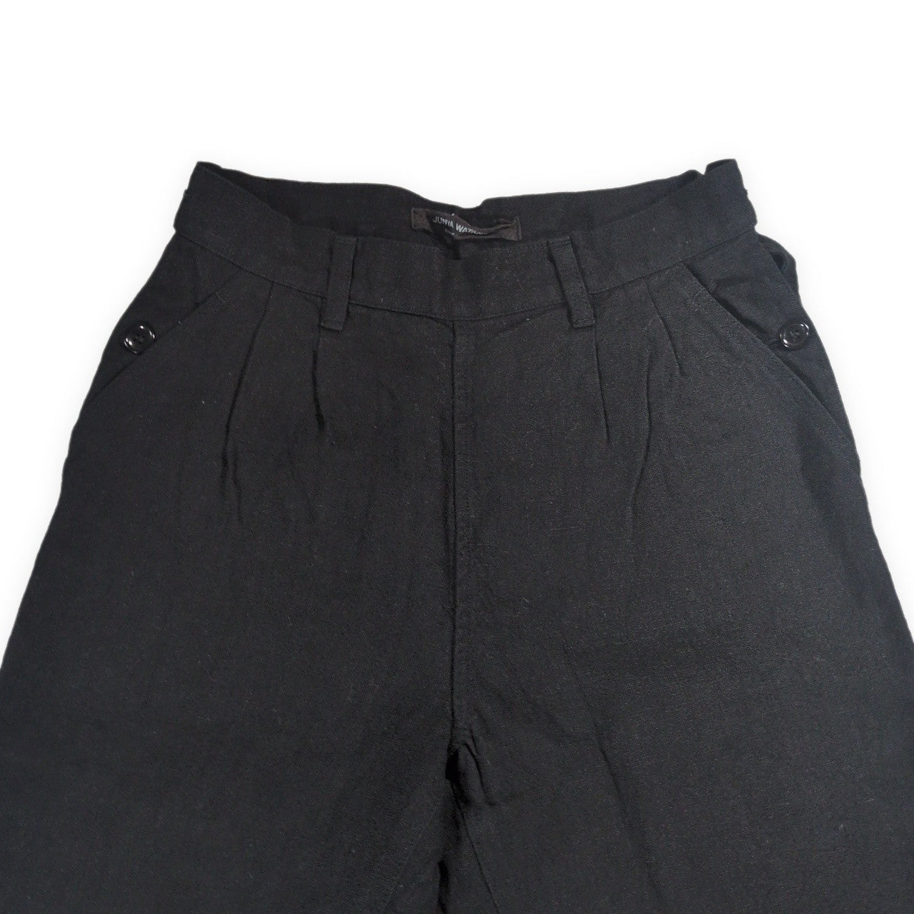 JUNYA WATANABE 14SS Linen-Like 2-Tuck Pants Black Size XS