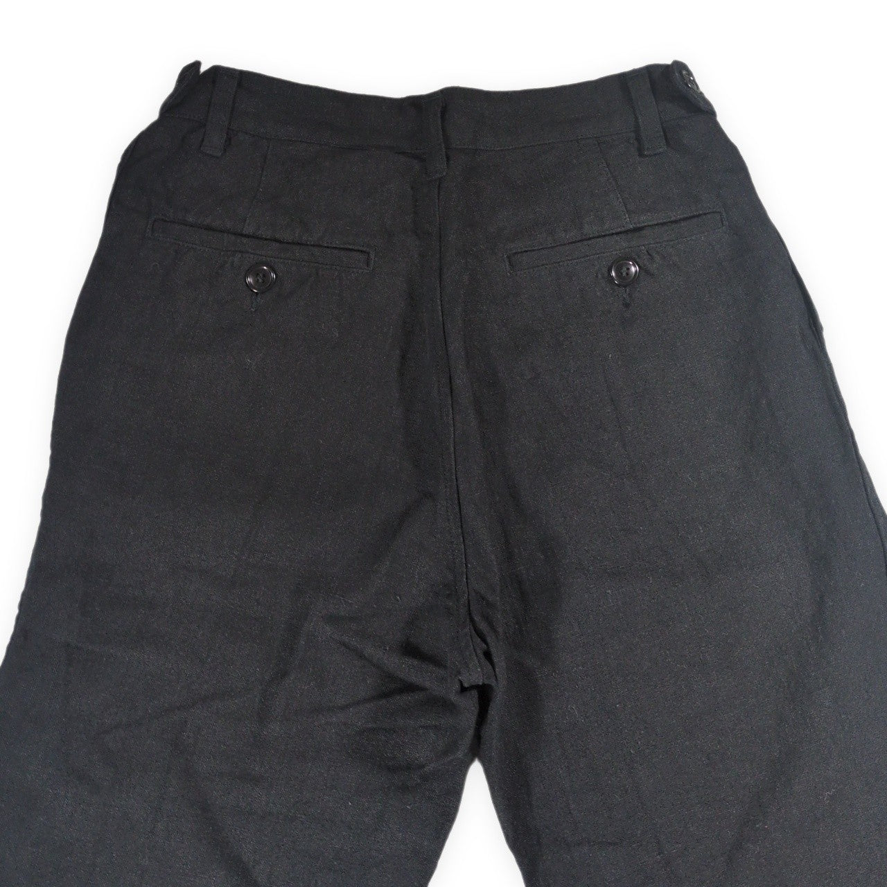 JUNYA WATANABE 14SS Linen-Like 2-Tuck Pants Black Size XS